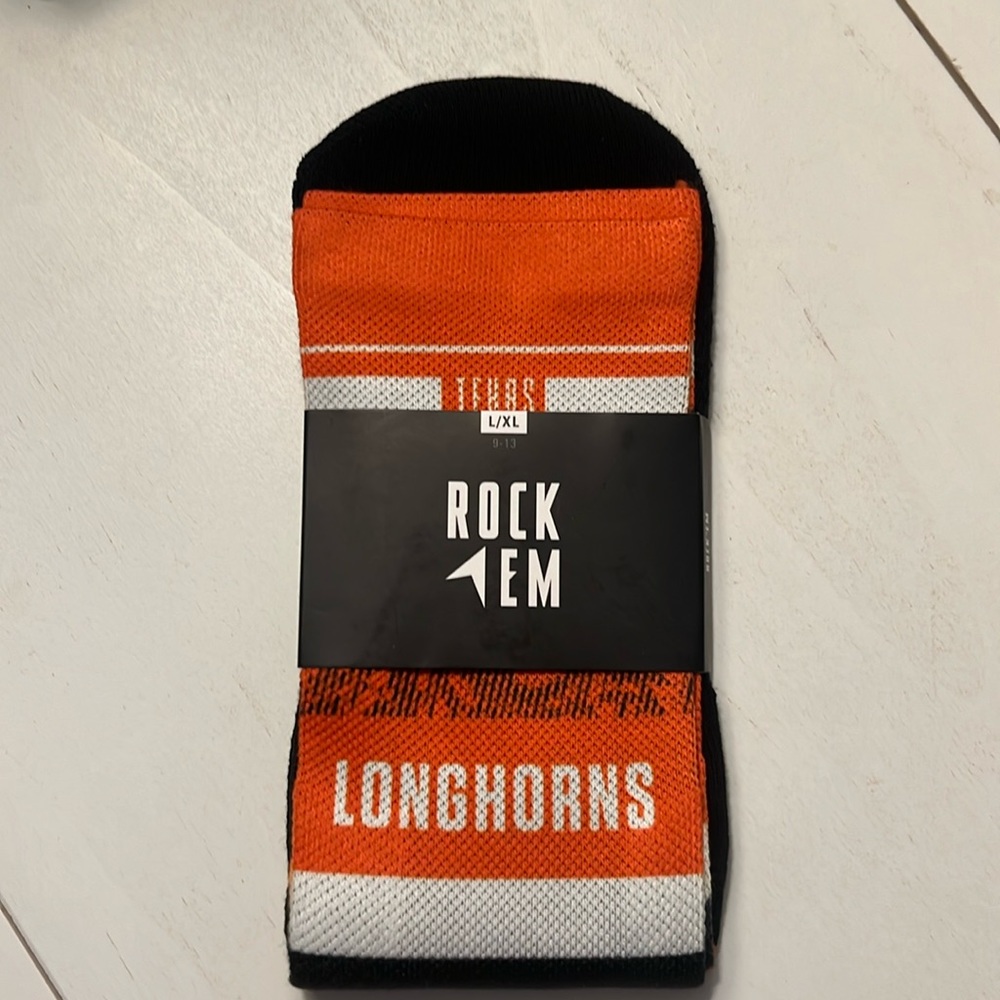 Texas Longhorns socks